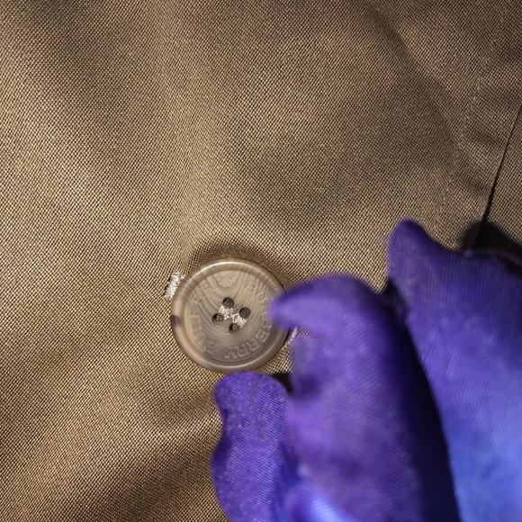 🌺VINTAGE burberry trench coat with removable zippered lining /vest 🌺 - Picture 8 of 16